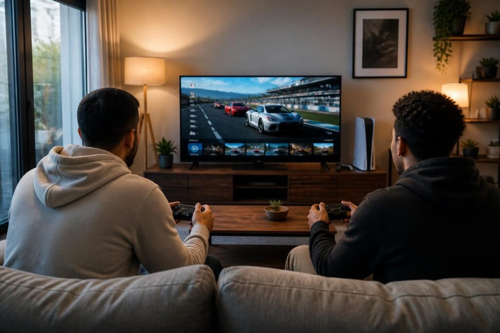 découvrez comment jouer à deux en local sur gran turismo 7 avec votre ps4 ou ps5. suivez notre guide simple pour profiter de courses en écran partagé et défier vos amis directement chez vous.