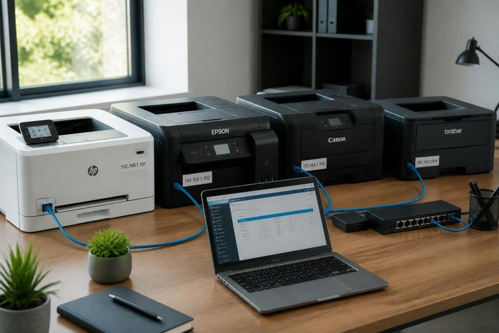 découvrez comment trouver facilement l'adresse ip de votre imprimante hp, epson, canon ou brother grâce à nos instructions claires et rapides.