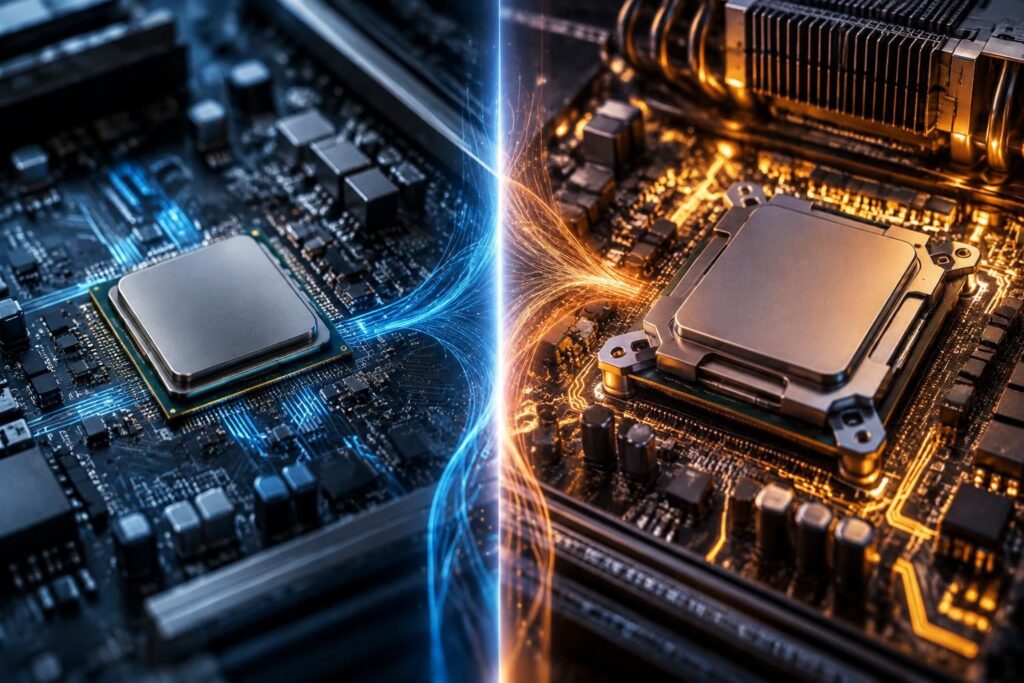 découvrez les différences entre les architectures arm et x86, leur impact sur les performances cpu, la consommation énergétique et les usages.