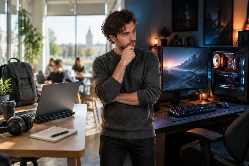 découvrez comment choisir entre un pc gamer portable ou fixe selon votre budget, vos jeux et vos besoins en mobilité, performances et évolutivité.