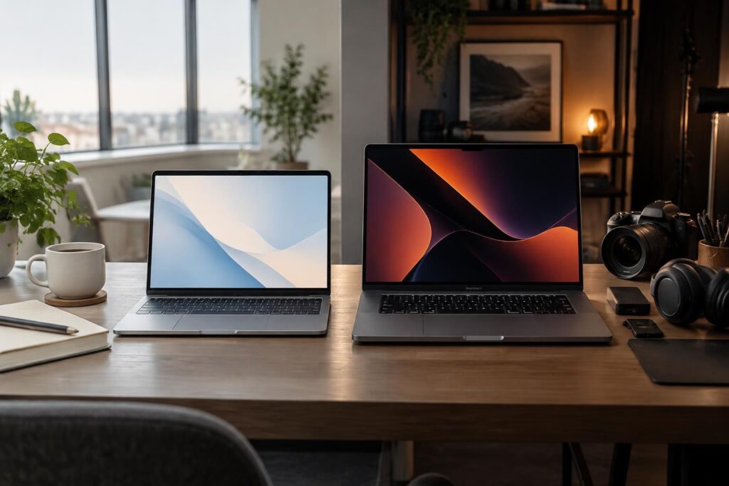 macbook air ou macbook pro : découvrez leurs différences en performances, autonomie, écran et prix pour choisir le modèle adapté à vos besoins.