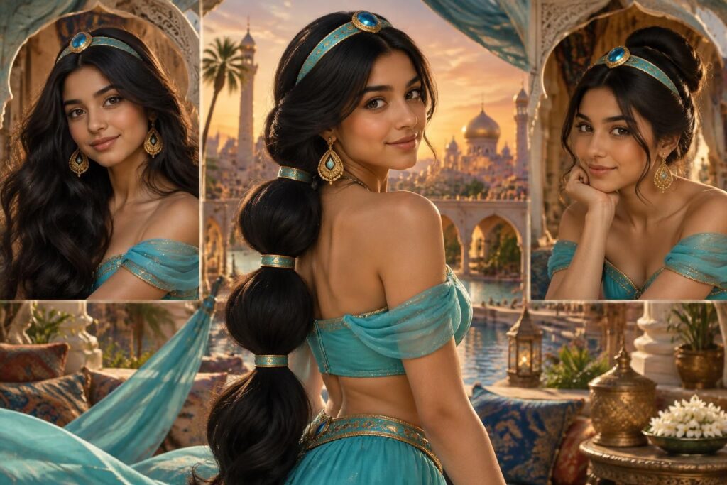 découvrez l’origine de jasmine, son âge dans l’univers disney et ses coiffures emblématiques, de sa célèbre queue-de-cheval à ses looks inoubliables.