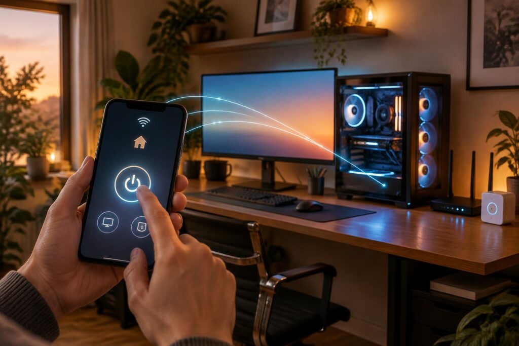 découvrez comment allumer votre pc à distance avec votre smartphone grâce au wake-on-lan, aux applications dédiées et aux réglages indispensables.