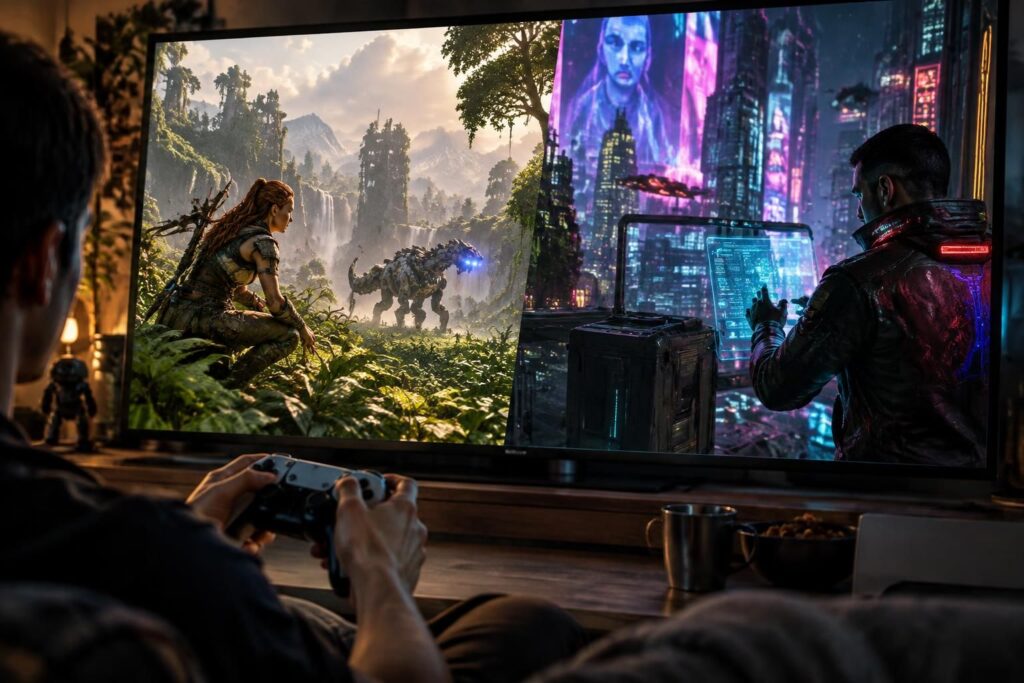 découvrez comment réussir les piratages intégrés à horizon forbidden west et cyberpunk 2077 en utilisant les mécaniques de jeu, en toute légalité.
