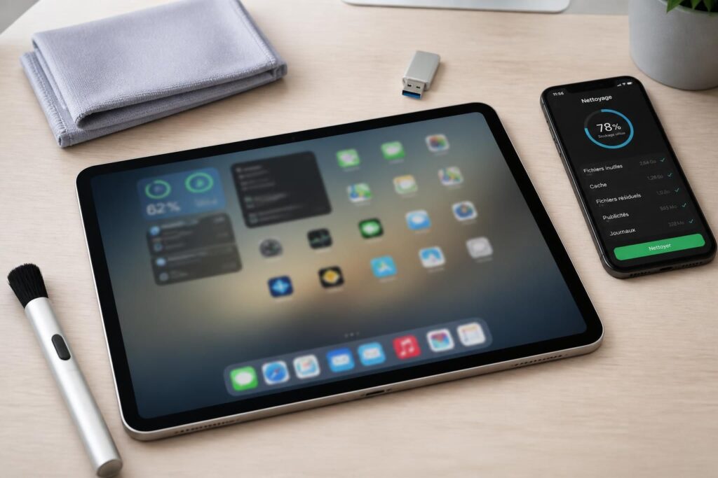 découvrez des méthodes efficaces pour nettoyer un ipad qui rame ou est infecté, et apprenez à effacer les fichiers inutiles pour optimiser les performances de votre appareil.