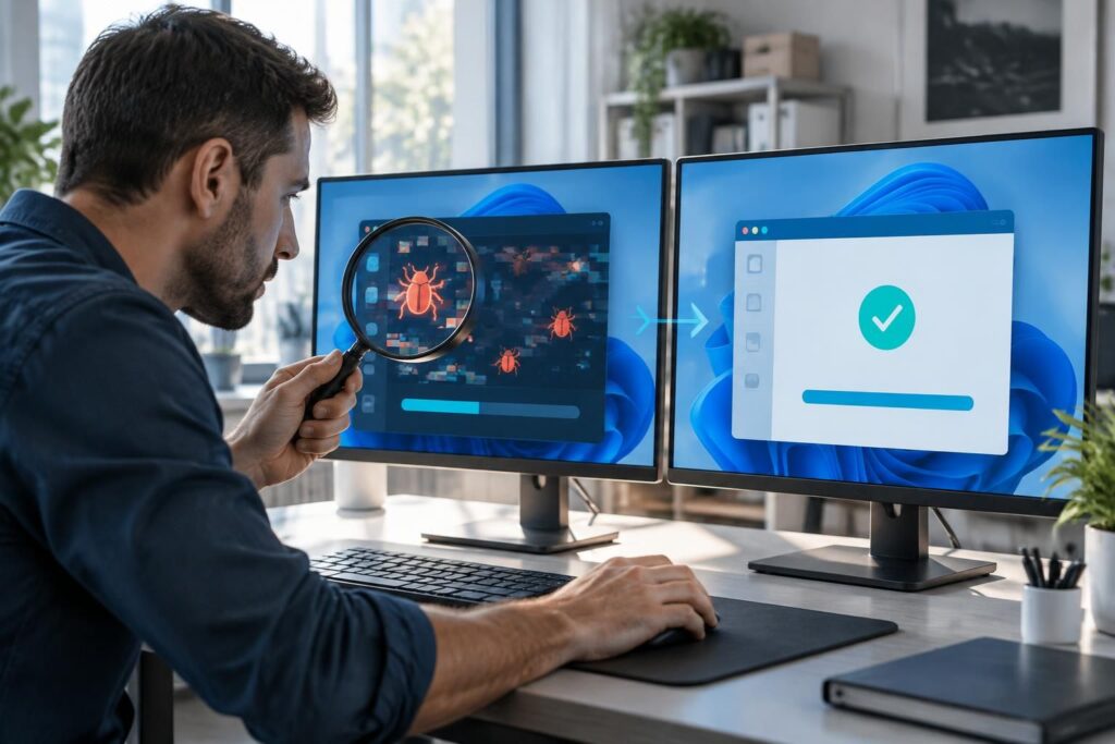 découvrez comment identifier et corriger les bugs sous windows 11 grâce à des solutions simples pour résoudre les problèmes et retrouver un système performant.