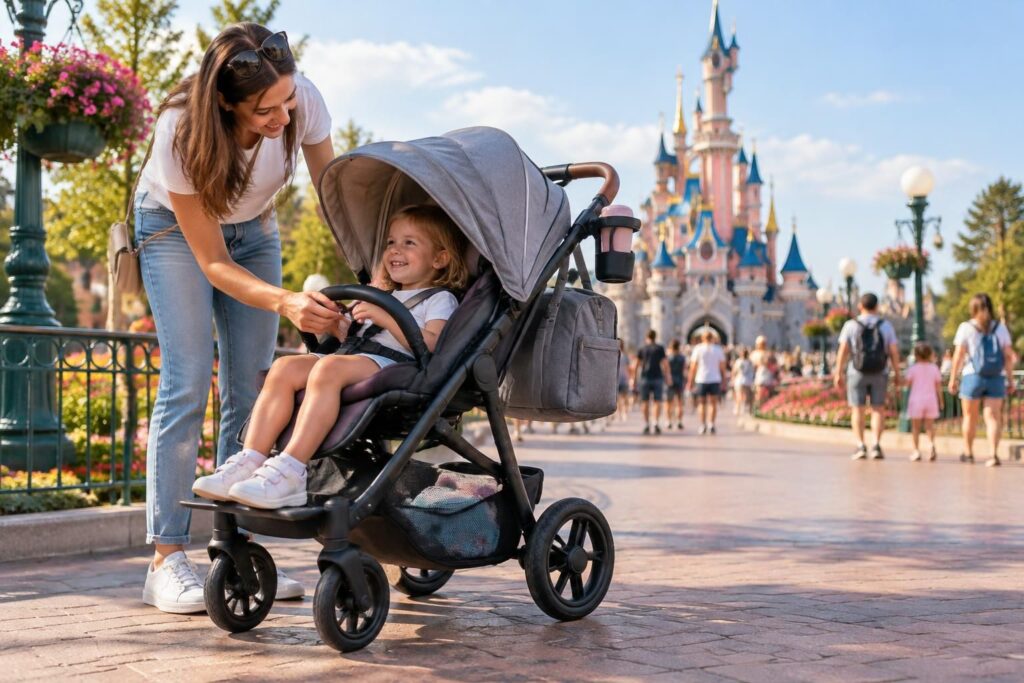 découvrez les tarifs de location d’une poussette à disneyland paris, les options disponibles et nos conseils pratiques pour profiter du parc en famille.